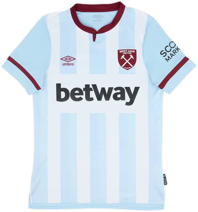 2021-22 West Ham Away Shirt Noble #16 - 7/10 - (S)