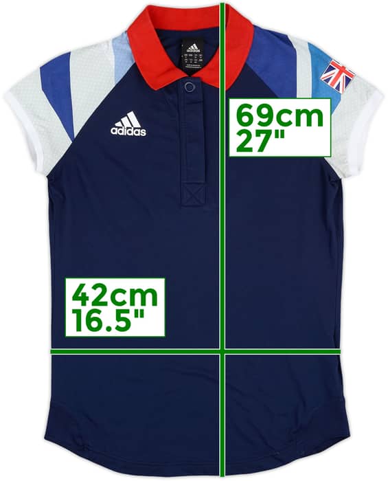 2012 Team GB Olympic adidas Polo Shirt - 8/10 - (Women's M)