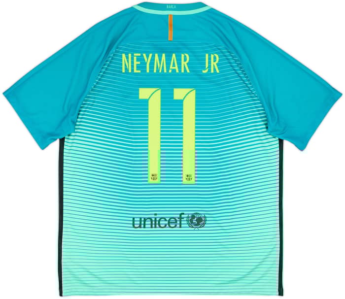2016-17 Barcelona Third Shirt Neymar Jr #11 - 8/10 - (XL)