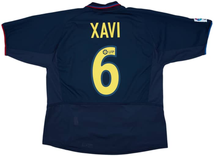 2002-03 Barcelona Away Shirt Xavi #6 - 9/10 - (XL)