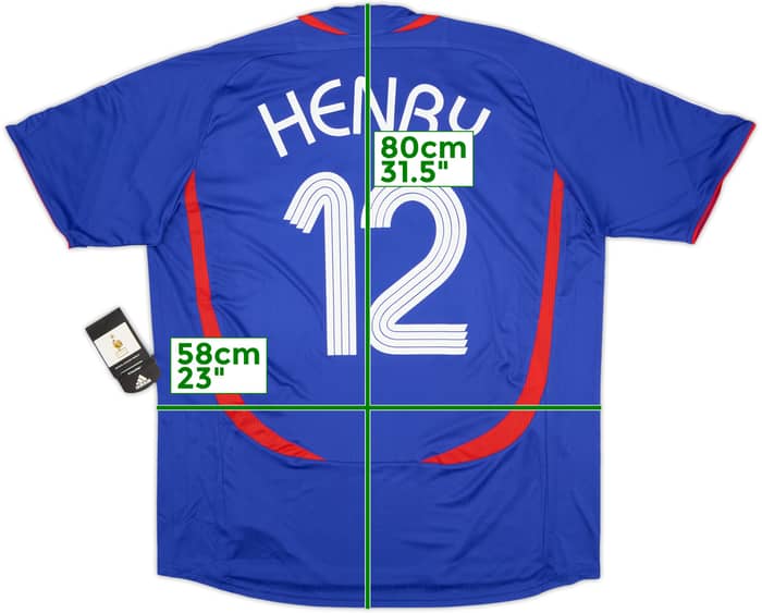 2006-07 France Home Shirt Henry #12 (XL)
