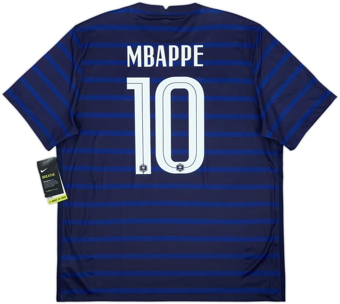 2020-21 France Home Shirt Mbappe #10 (XL)