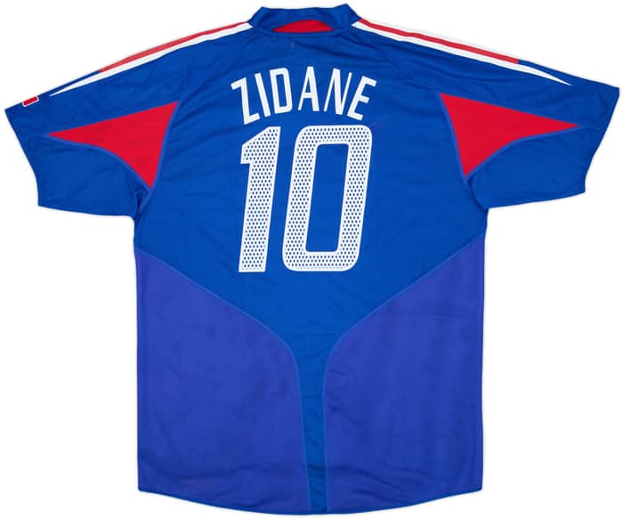 2004-06 France Home Shirt Zidane #10 (L)