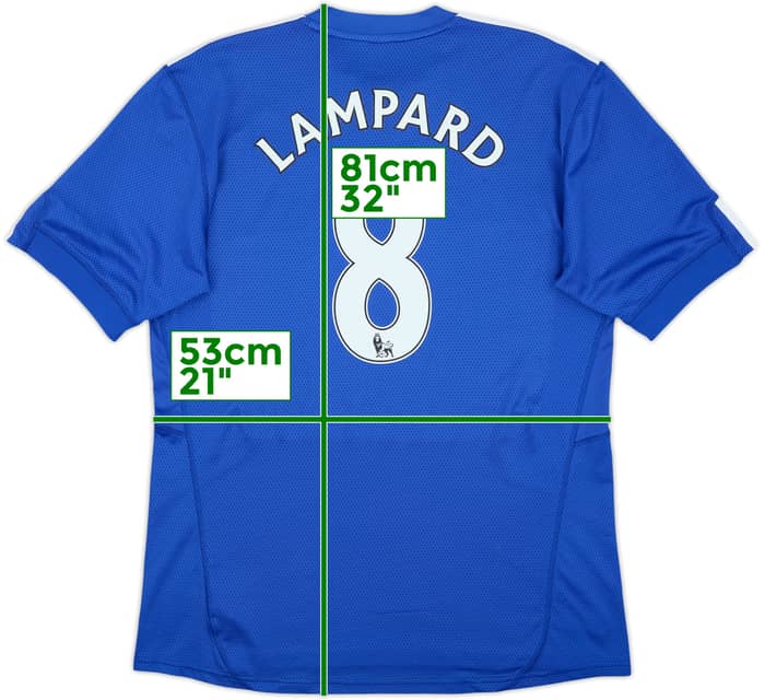 2009-10 Chelsea Home Shirt Lampard #8 - 7/10 - (L)