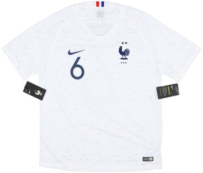 2018 France Away Shirt Pogba #6 (L)