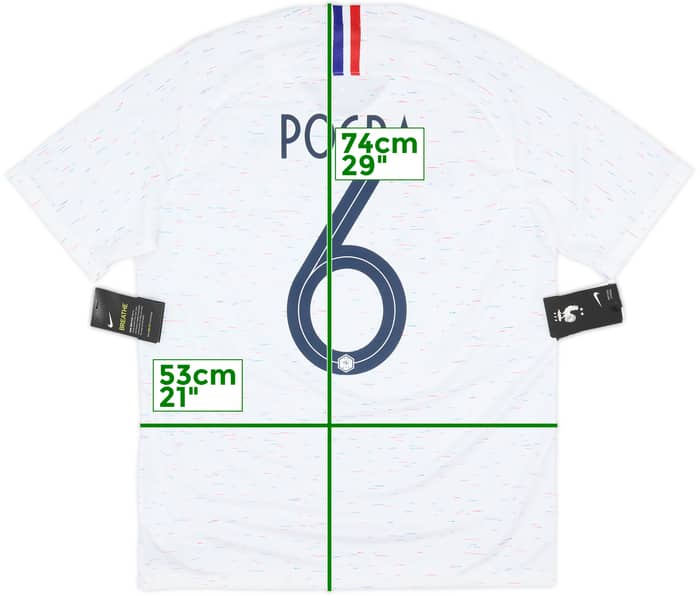 2018 France Away Shirt Pogba #6 (L)