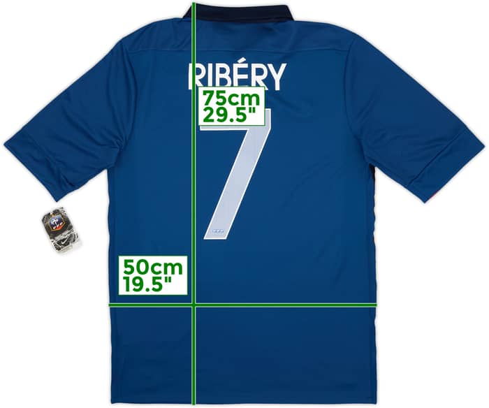 2011-12 France Home Shirt Ribery #7 (M)