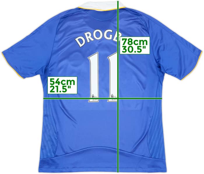 2008-09 Chelsea Home Shirt Drogba #11 - 8/10 - (L)