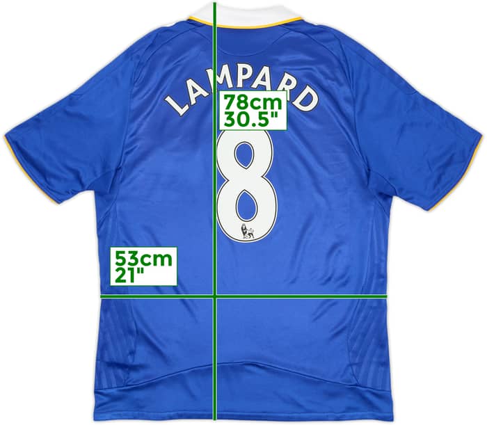 2008-09 Chelsea Home Shirt Lampard #8 - 6/10 - (L)