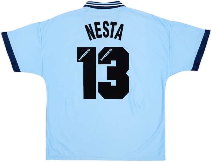 1996-97 Lazio Home Shirt Nesta #13 - 8/10 - (L)