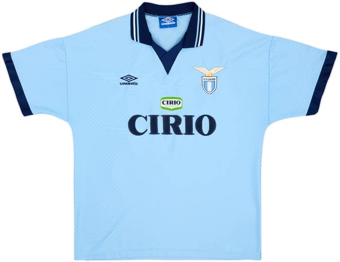 1996-97 Lazio Home Shirt Nesta #13 - 8/10 - (L)