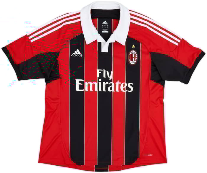 2012-13 AC Milan Home Shirt Prince #10 - 6/10 - (XL)