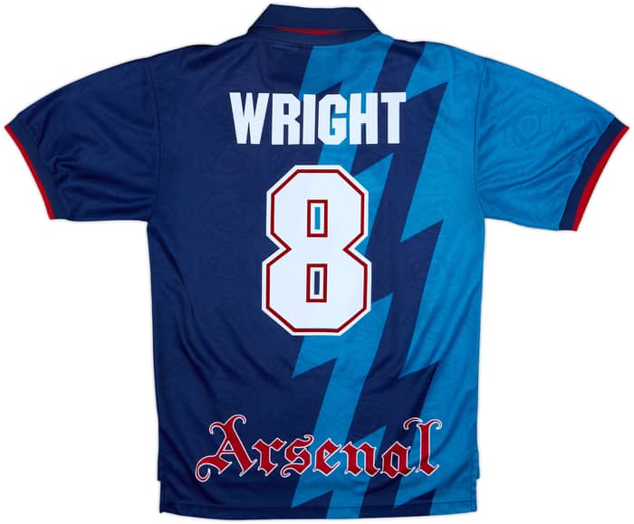 1995-96 Arsenal Away Shirt Wright #8 - 9/10 - (S)