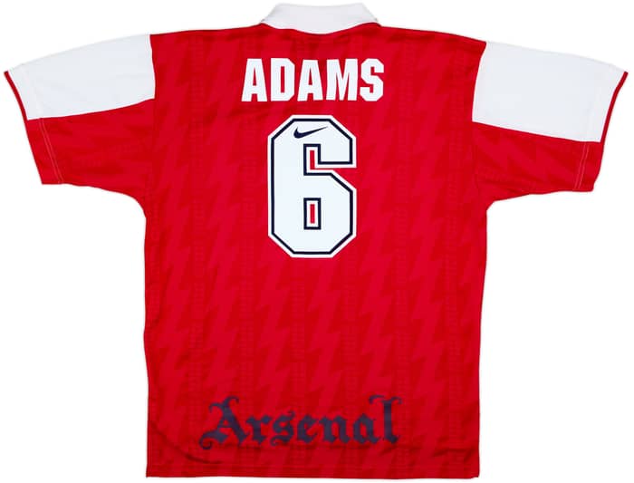 1994-96 Arsenal Home Shirt Adams #6 - 8/10 - (XXL)