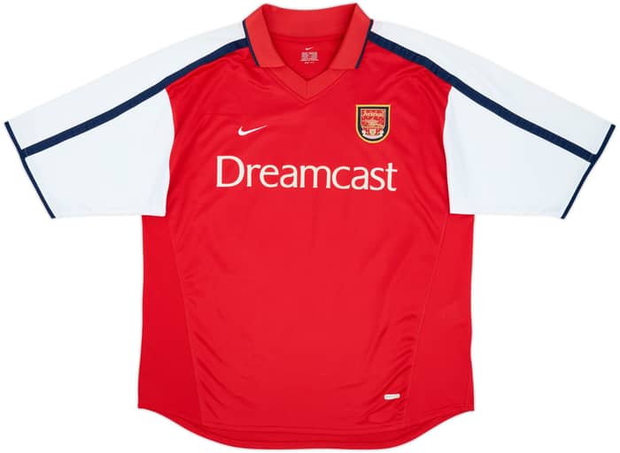 2000-02 Arsenal Home Shirt Henry #14 - 9/10 - (XL)