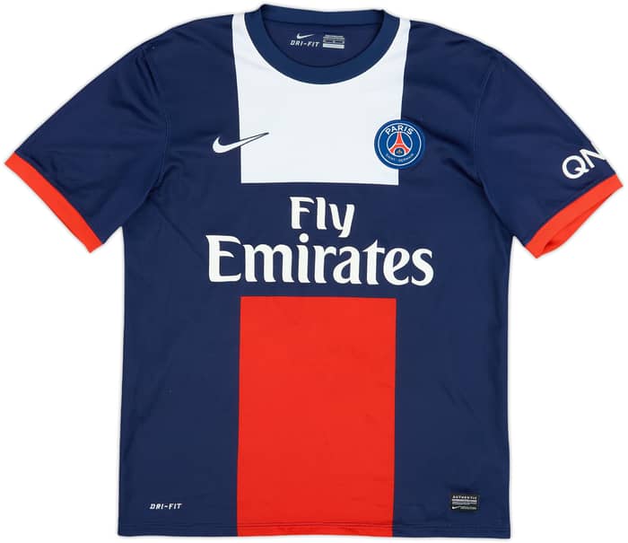 2013-14 Paris Saint-Germain Home Shirt Beckham #32 - 6/10 - (M)