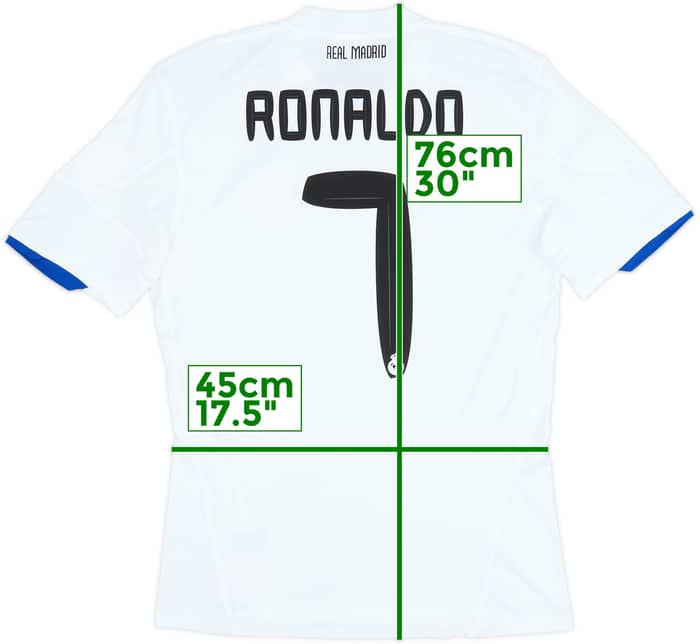 2010-11 Real Madrid Home Shirt Ronaldo #7 - 8/10 - (S)