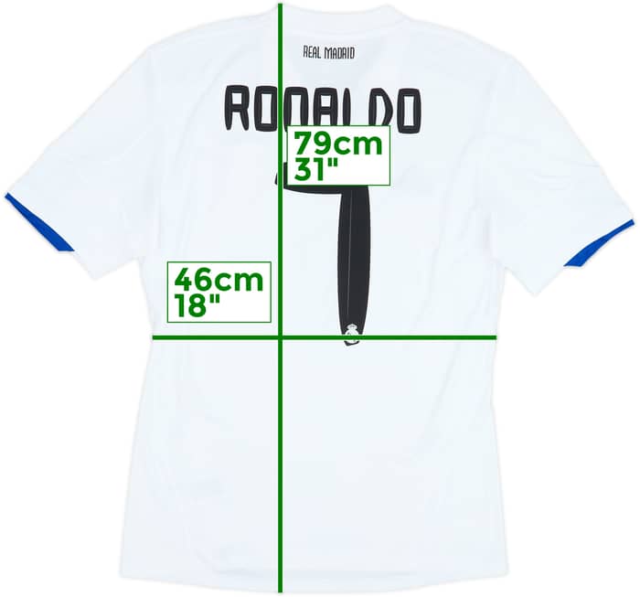 2010-11 Real Madrid Home Shirt Ronaldo #7 - 7/10 - (M)