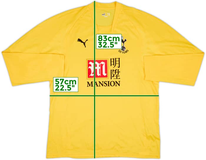 2007-08 Tottenham Third L/S Shirt #6 - 9/10 - (XXL)