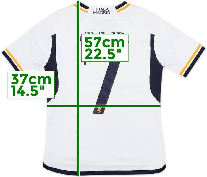 2023-24 Real Madrid Home Shirt Vini Jr. #7 - 7/10 - (S.Boys)