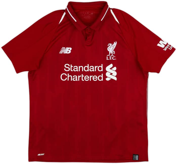 2018-19 Liverpool Home Shirt M.Salah #11 - 6/10 - (XL.Boys)