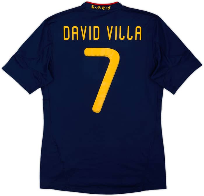 2010-11 Spain Away Shirt David Villa #7 - 6/10 - (S)
