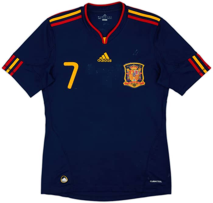 2010-11 Spain Away Shirt David Villa #7 - 6/10 - (S)