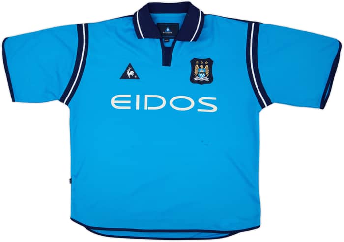 2001-02 Manchester City Home Shirt - 8/10 - (L)