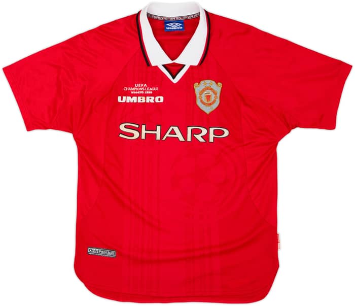 1999-00 Manchester United 'CL Winners' Shirt Beckham #7 - 7/10 - (M)