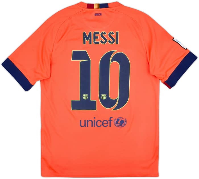 2014-15 Barcelona Away Shirt Messi #10 - 8/10 - (M)