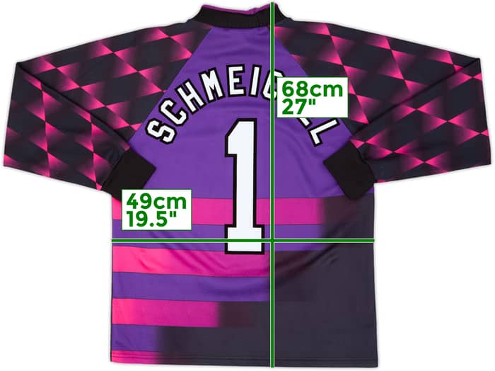 1996-97 Manchester United GK Shirt Schmeichel #1 - 8/10 - (15-16 Years)