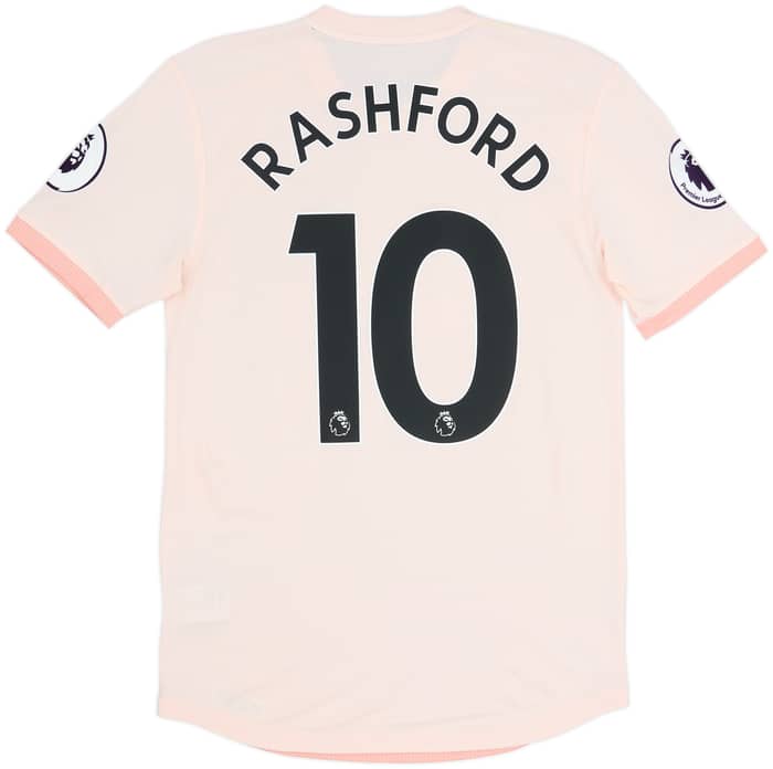 2018-19 Manchester United Camiseta Auténtica de Visitante Rashford #10 - 7/10 - (S)