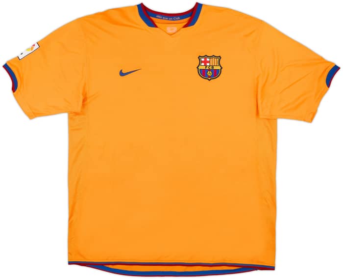 2006-08 Barcelona Away Shirt Ronaldinho #10 - 6/10 - (XL)