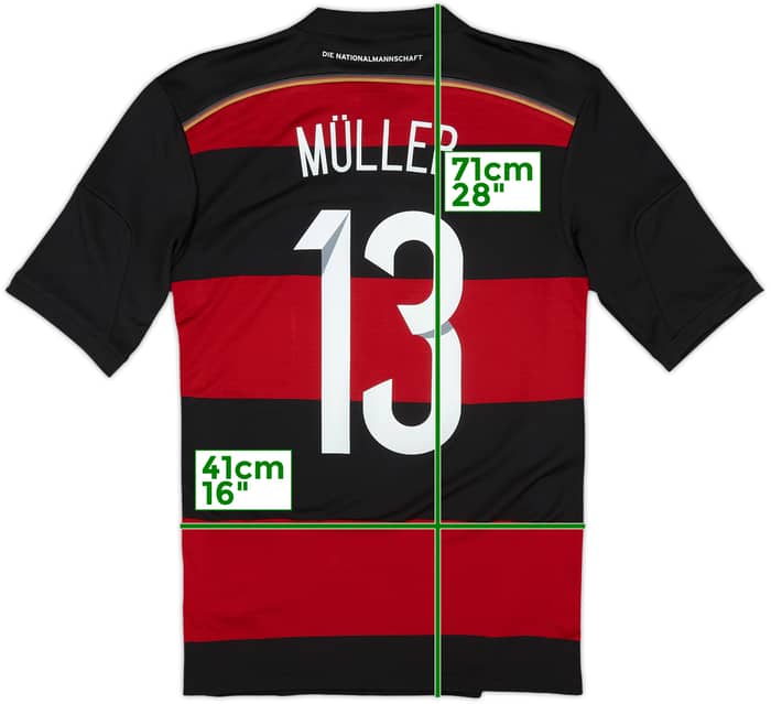 2014-15 Germany Away Shirt Muller #13 - 8/10 - (XS)
