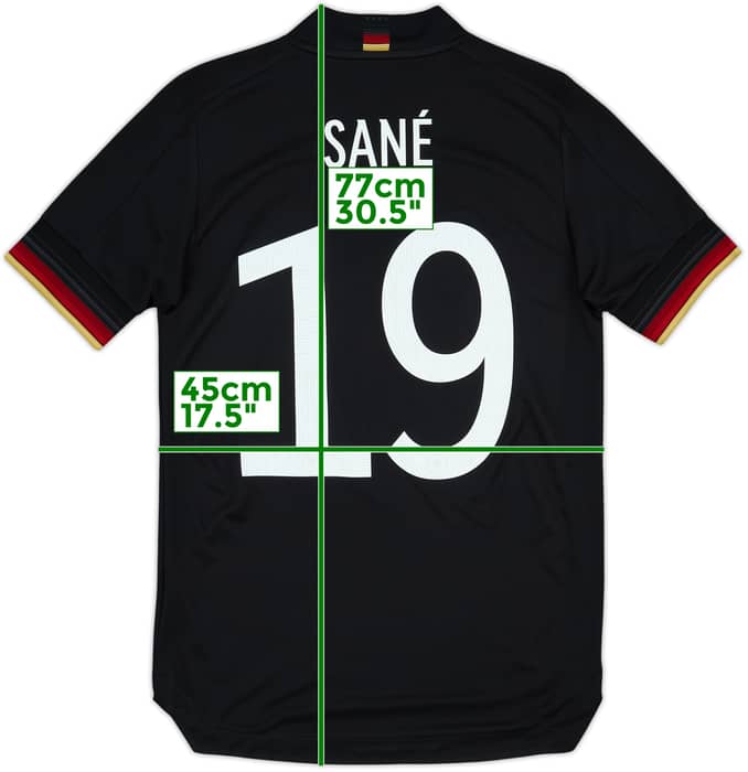 2020-21 Germany Away Shirt Sane #19 - 8/10 - (S)