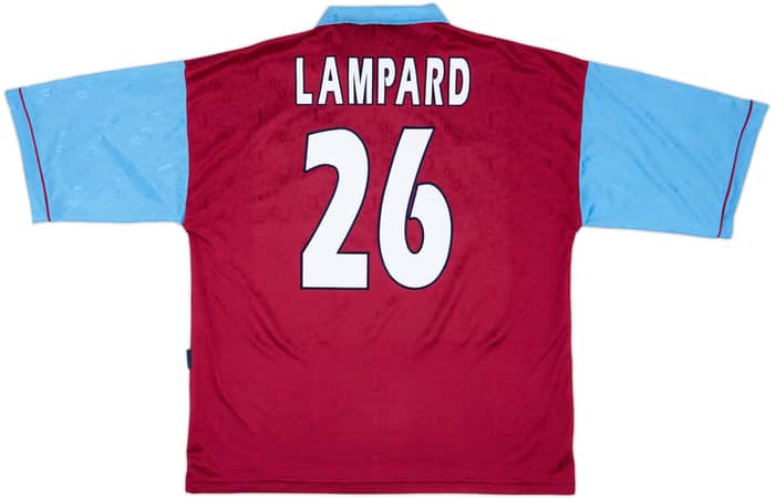 1995-97 West Ham Centenary Home Shirt Lampard #26 - 8/10 - (XL)