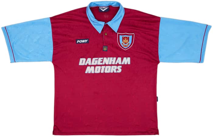 1995-97 West Ham Centenary Home Shirt Lampard #26 - 8/10 - (XL)