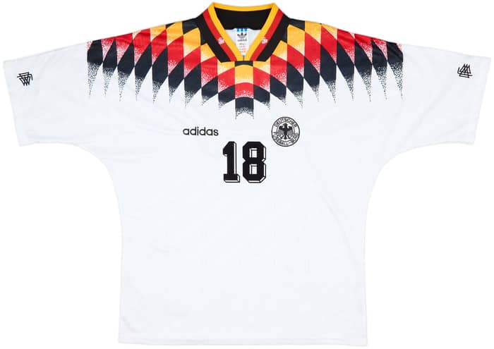 1994-96 Germany Home Shirt Klinsmann #18 - 6/10 - (XL)