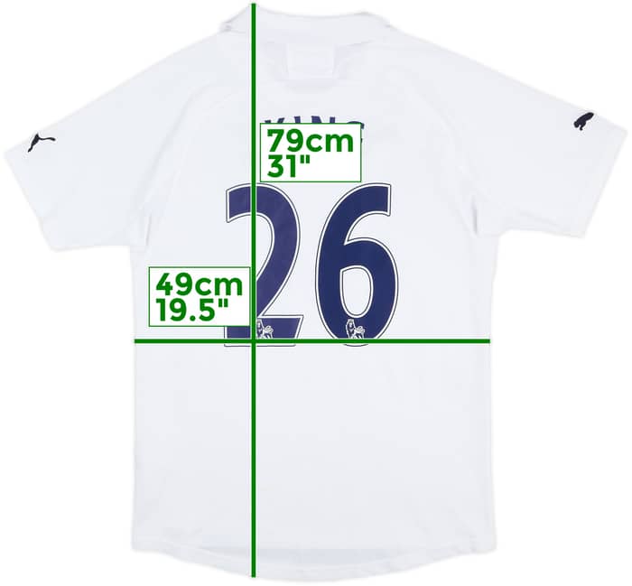 2011-12 Tottenham European Home Shirt King #26 - 9/10 - (M)