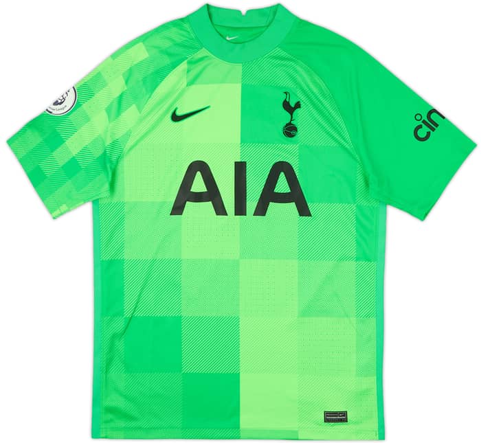 2021-22 Tottenham GK S/S Shirt Lloris #1 - 8/10 - (M)