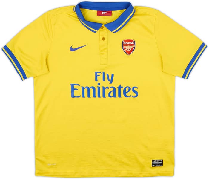 2013-14 Arsenal Away Shirt Ozil #11 - 5/10 - (XL.Boys)