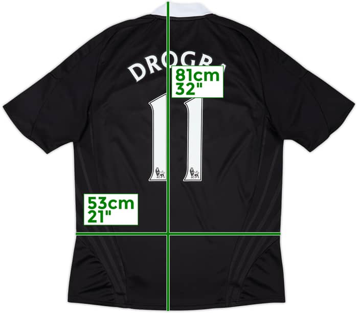 2008-09 Chelsea Away Shirt Drogba #11 - 8/10 - (L)