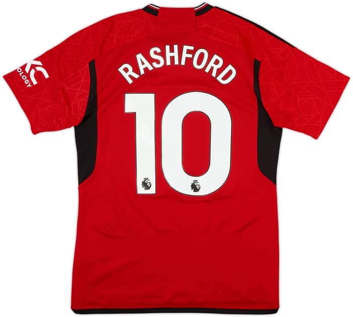 2023-24 Manchester United Home Shirt Rashford #10 - 8/10 - (M)