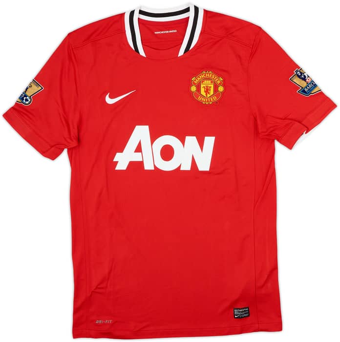2011-12 Manchester United Home Shirt Omy #7 - 10/10 - (M)