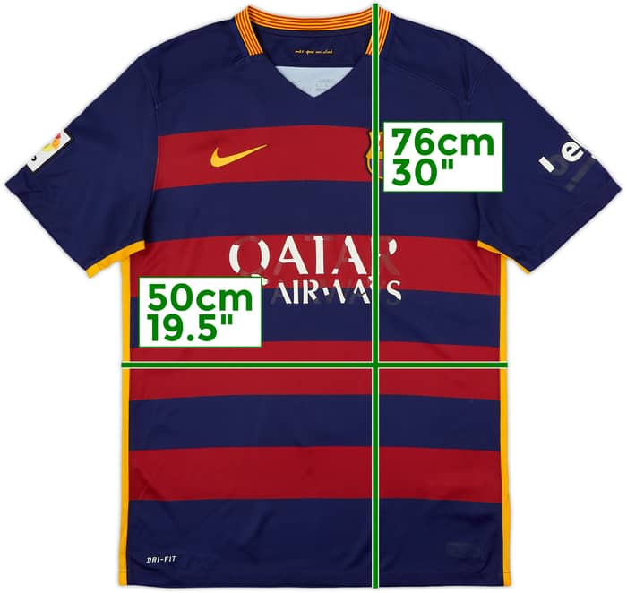 2015-16 Barcelona Home Shirt - 4/10 - (M)