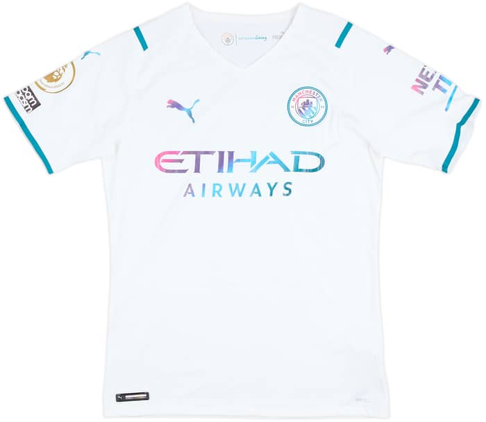 2021-22 Manchester City Match Issue Away Shirt Grealish #10