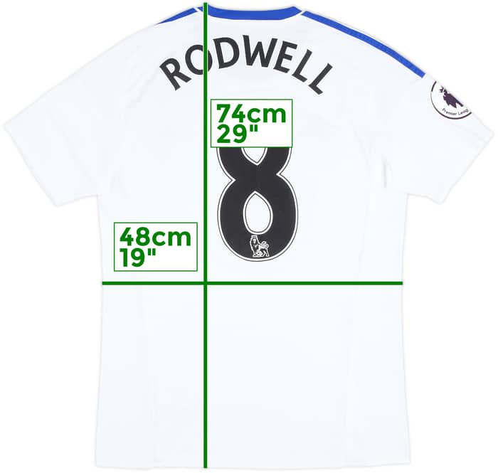2016-17 Sunderland Match Issue Away Shirt Rodwell #8