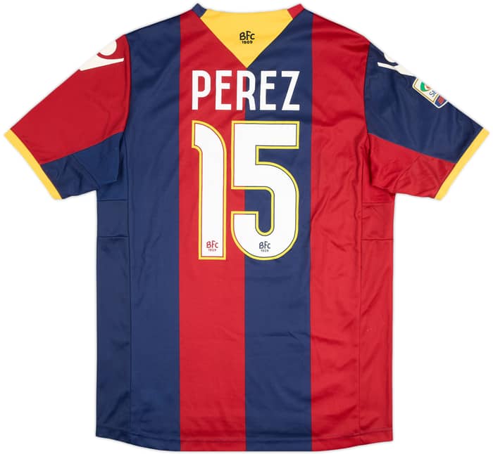 2011-12 Bologna Match Issue Home Shirt Perez #15