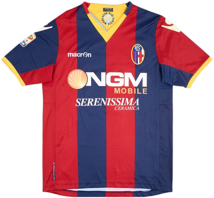 2011-12 Bologna Match Issue Home Shirt Perez #15