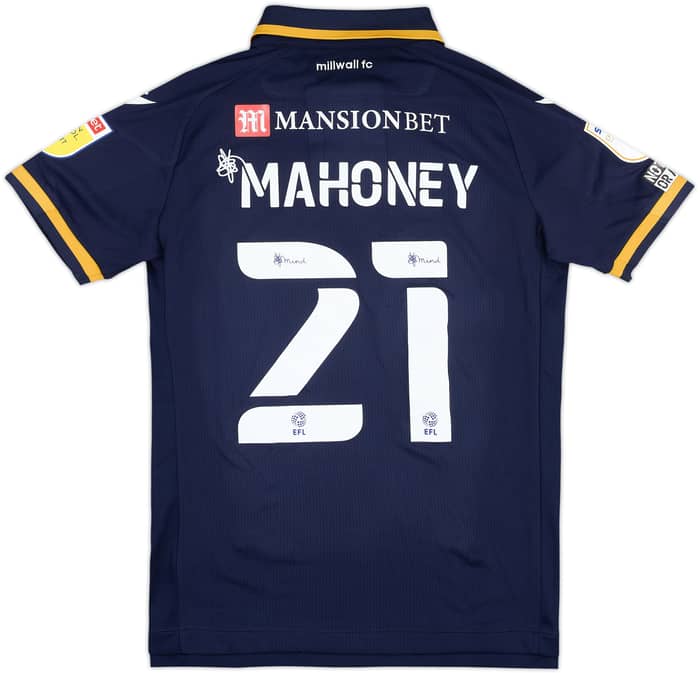 2021-22 Millwall Match Issue Home Shirt Mahoney #21